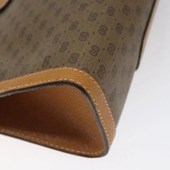 GUCCI Micro GG Supreme Web Sherry Line Bag PVC Beige - Picture 10 of 16